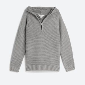 Bixby Nomad knit half zip hoodie for kids youth large